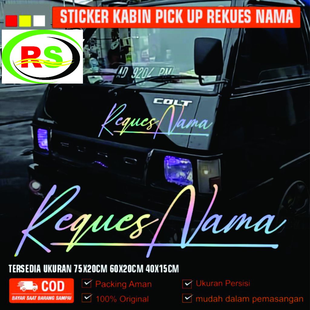 cuting stiker stiker kabin l300 stiker kabin ss stiker kabin granmax stiker mobil l300 bisa riquest 