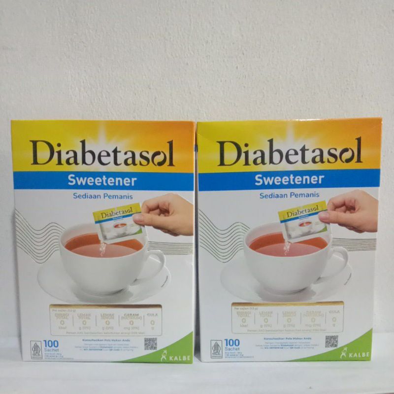 

gula diabetasol per box 100 sachet sweetener MPD