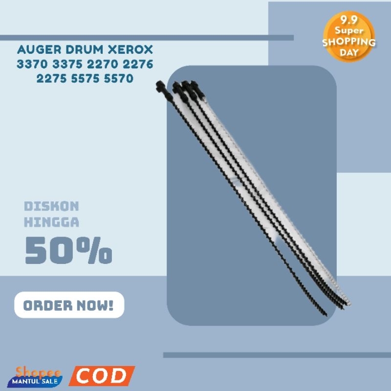 Ulir Auger drum atau spiral drum xerox apheosport V DocuCentre c3370 c3375