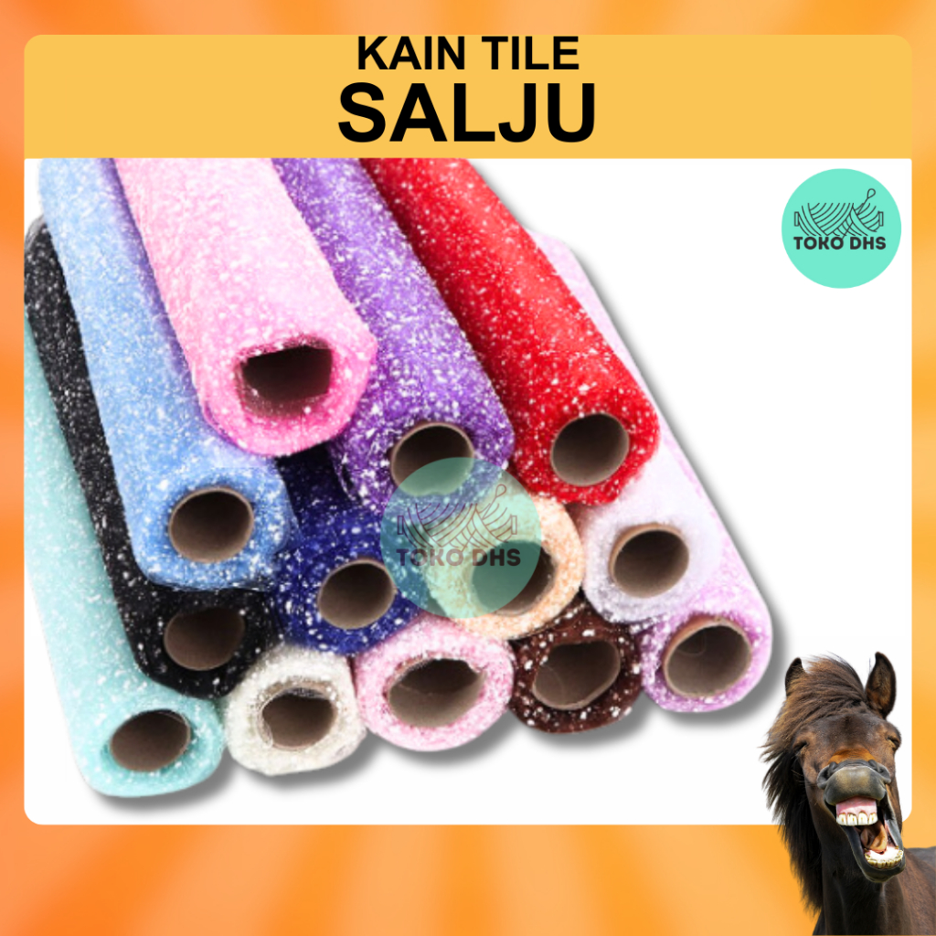 

Kain TILE SALJU / Snow Tile per roll BUKET BUNGA FLOWER WRAPPING