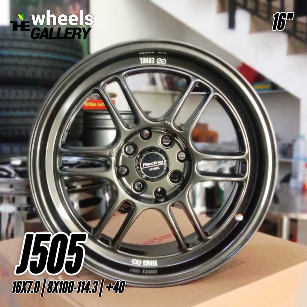 Velg Mobil JF Luxury J505 / RPF-1 16" 8x100/114.3 By RH Wheels - Black Chrome