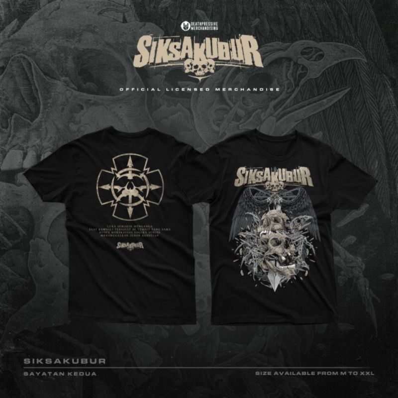 SIKSAKUBUR sayatan kedua - TSHIRT ORIGINAL official released by deathpressive