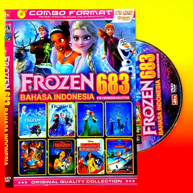BEST QUALITY Promo Kaset Dvd Film Anak Collectin Frozen And Friends TERLARIS DTS ENTERTAINMENT