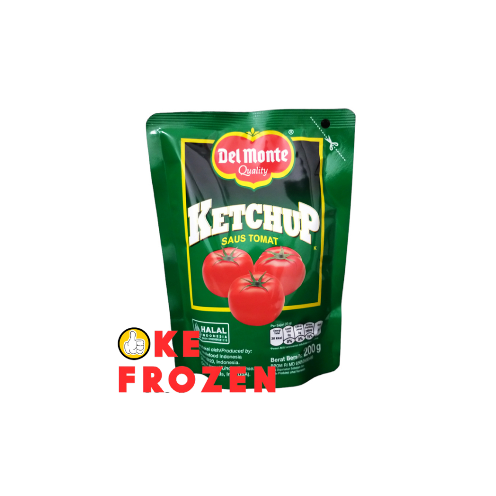 

DELMONTE TOMATO POUCH 200GR / SAUS TOMAT DEL MONTE