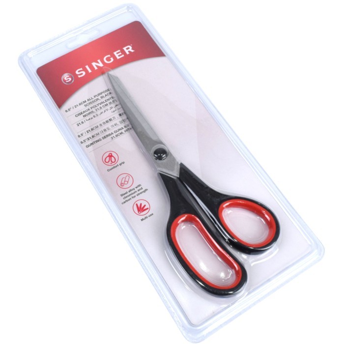 

Gunting 8,5 inch / 21,6 cm / All Purpose Scissors Merk Singer