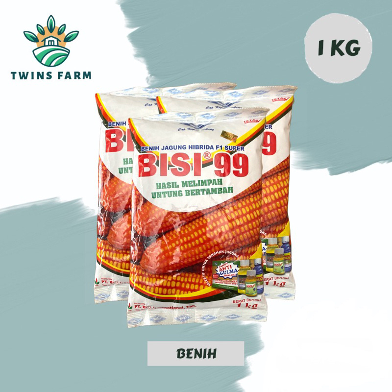 Benih jagung hibrida BISI 99 kemasan 1kg 100% Original