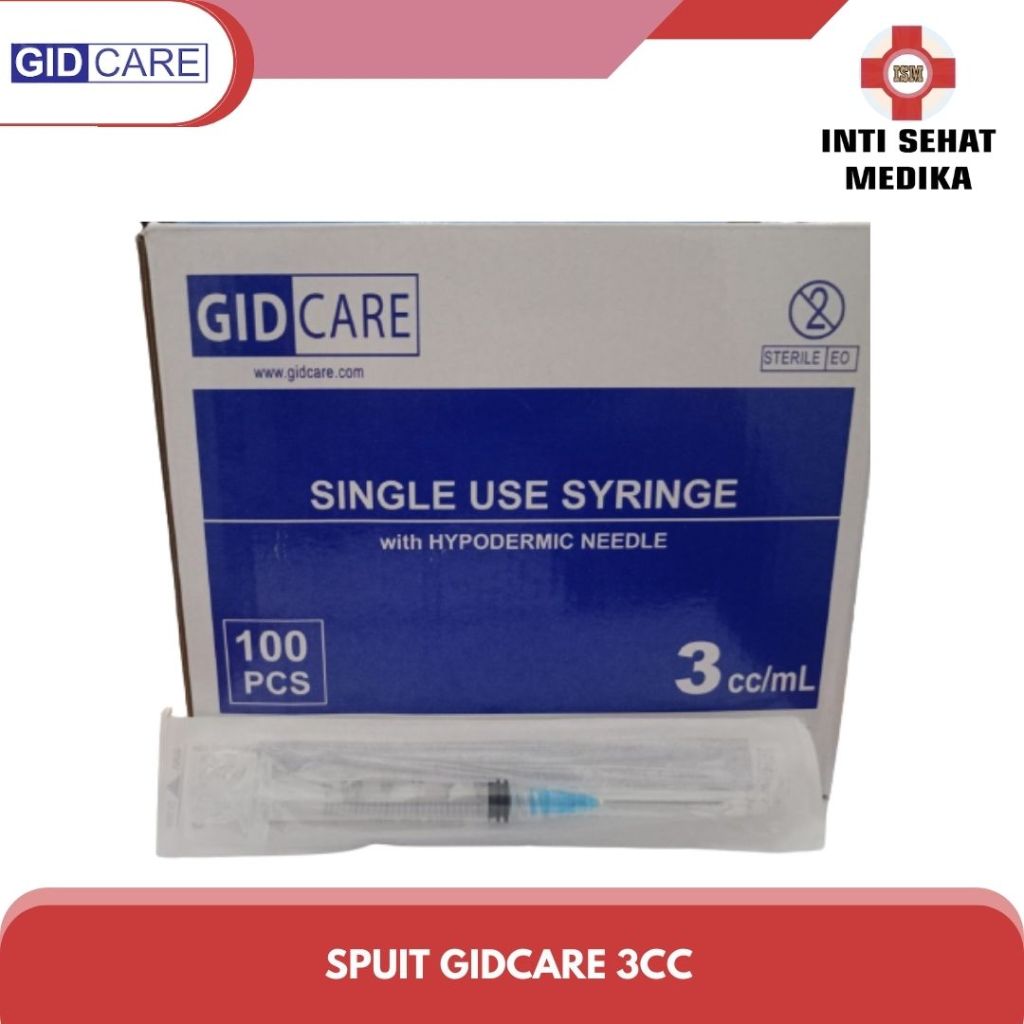 SPUIT GIDCARE 3CC " BOX "