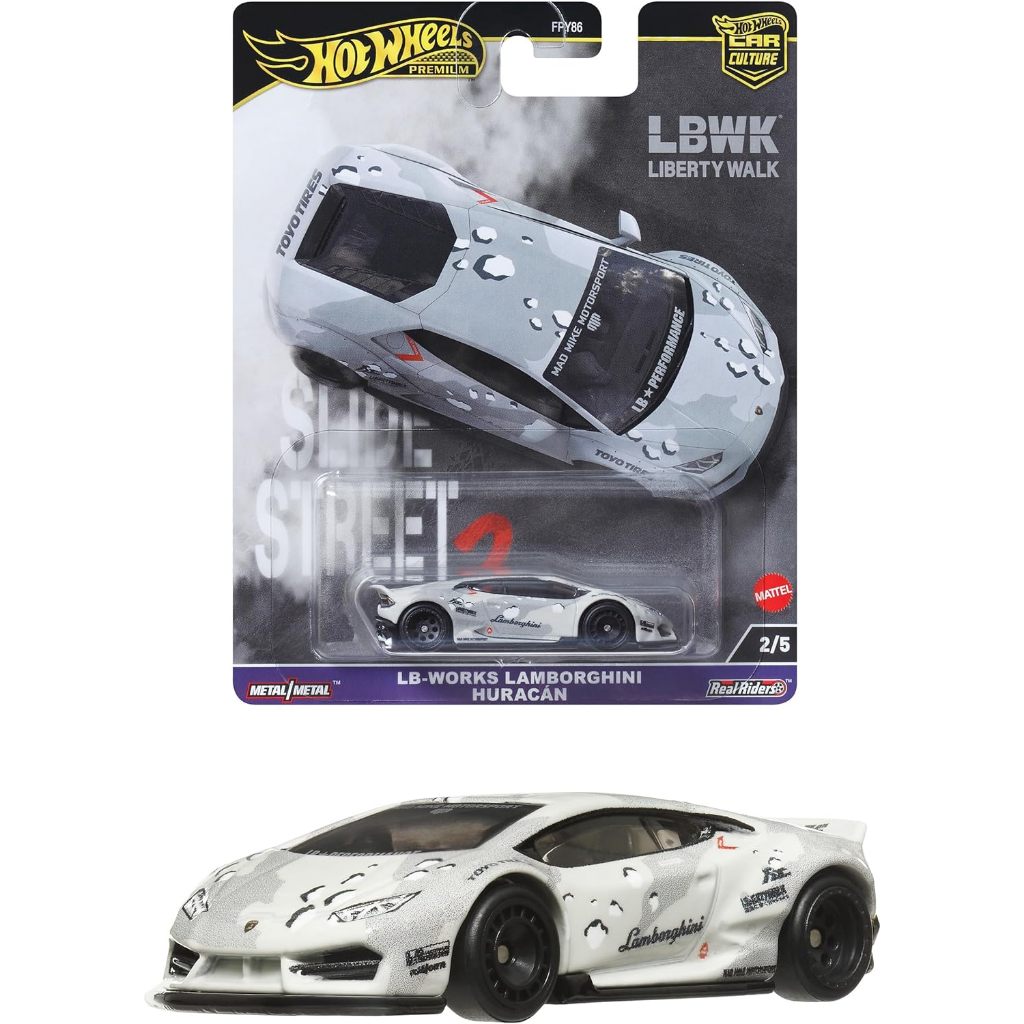 Hotwheels hot premium slide street 2 2024 LB Works Lamborghini Huracan LBWK