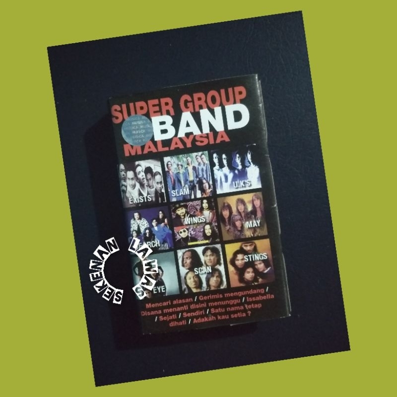 Kaset Super Group Band Malaysia/ Wings, Search, May Slam, Eye etc (Mulus)