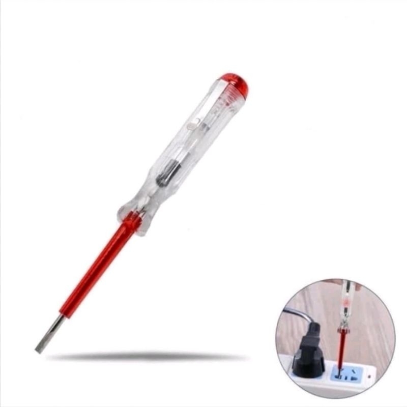 COD Tespen Test Pen Alat Test Listrik Obeng Kelistrikan Tes Pen Murah Kualitas Bagus Lampu Indikator