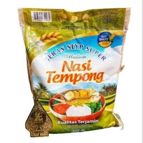 

1 sak Beras Slyp Super Medium Nasi Tempong enak 5kg