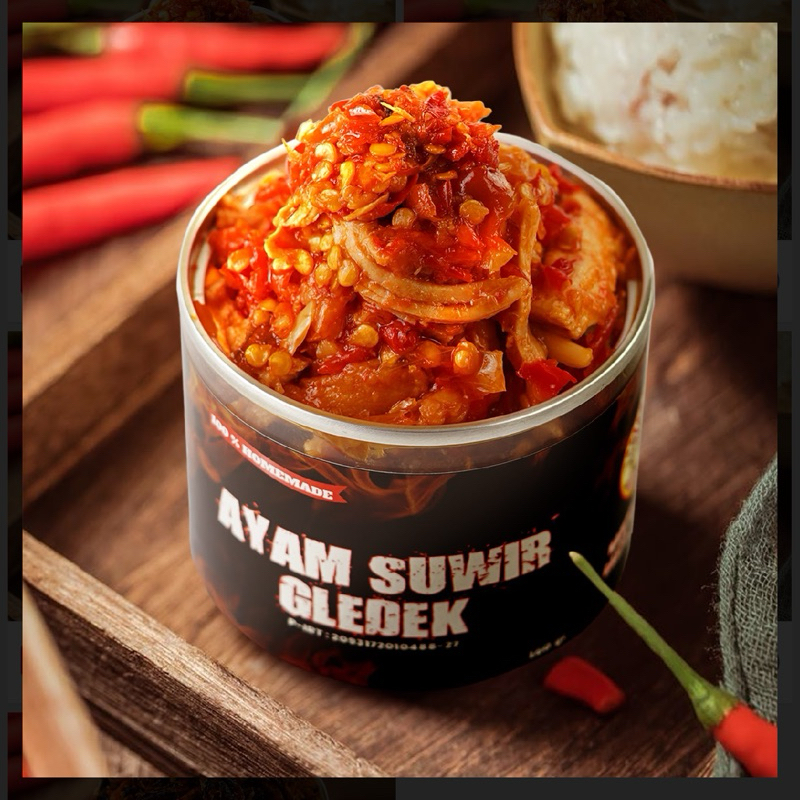 

SPICY BITES SAMBAL AYAM SUWIR 160Gr GLEDEK SAMBEL PRAKTIS SIAP SAJI MURAH PROMO NAMPOL PEDES VIRAL