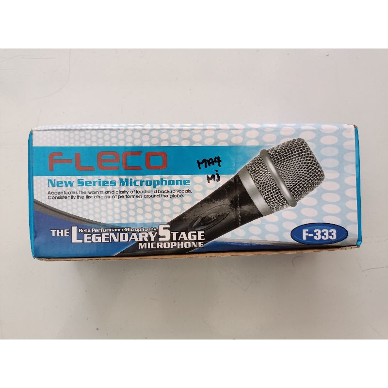 Mic Mikrofon Microphone Kabel Profesional Karaoke FLECO F-333