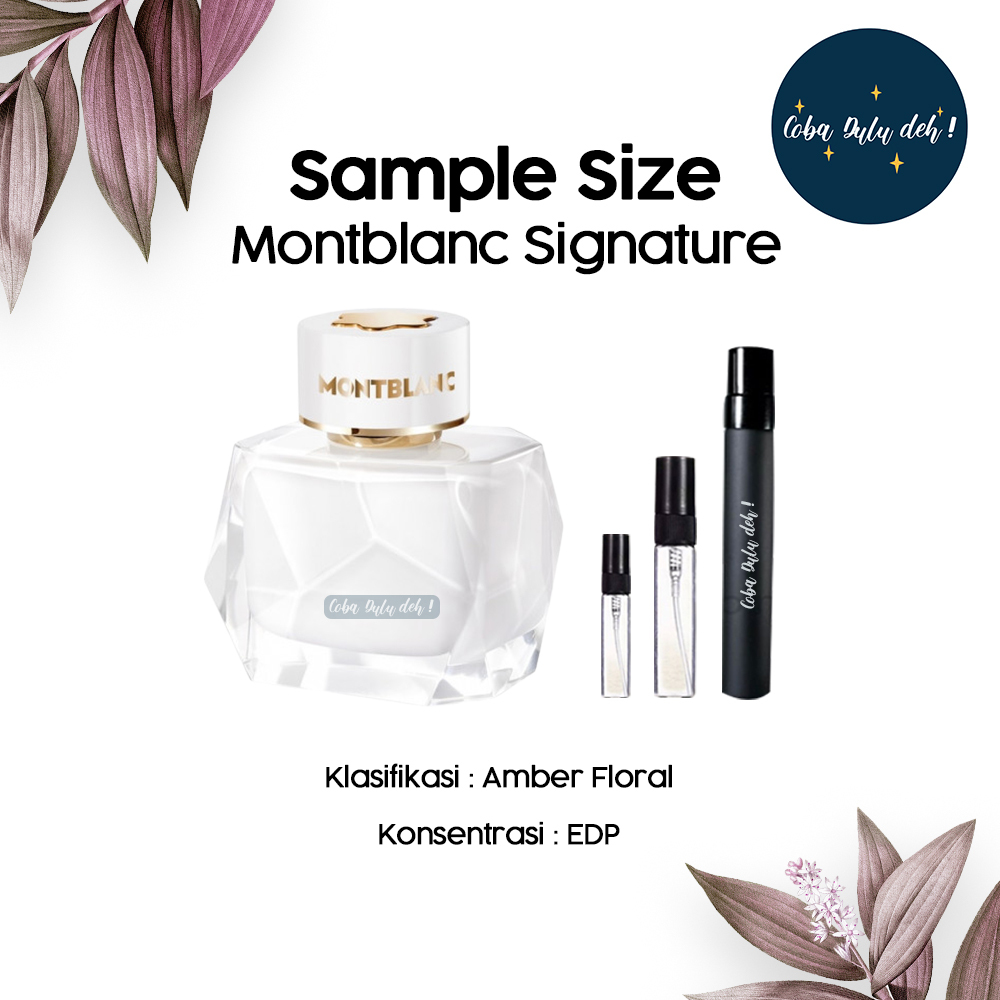 Decant Parfum Original Montblanc Signature EDP