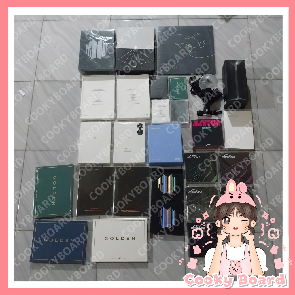[Cooky Board] Album Only dan FULLSET BTS PROOF Compact Tear L Love Yourself lys Indigo Book Version 