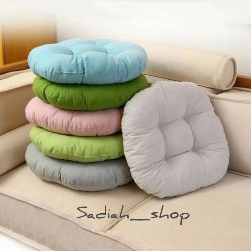 Bergaransi Bantal Duduk Bulat/Bantal Duduk Empuk/Bantal Duduk