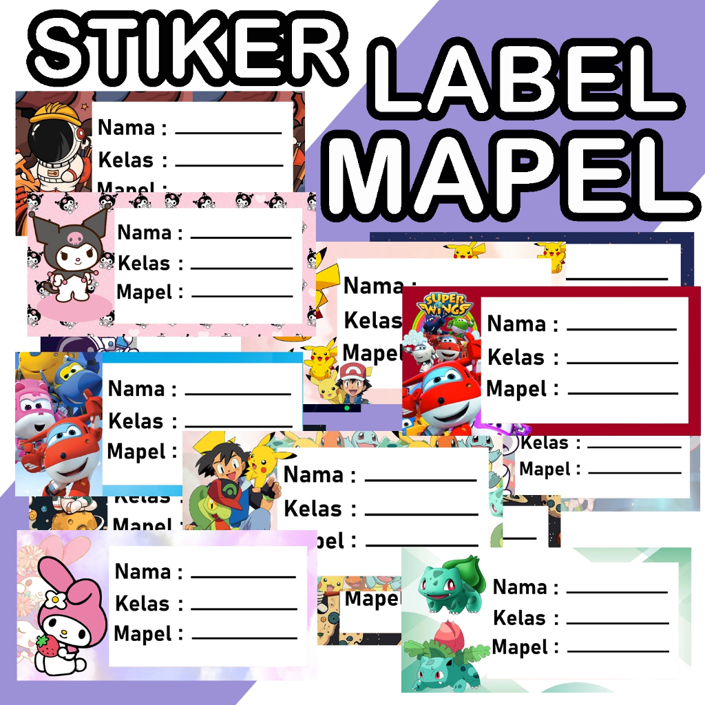 

Stiker Label Mapel Custom Label Mata Pelajaran