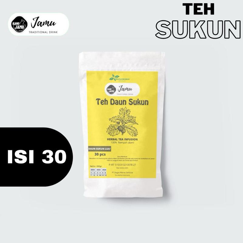 

Teh Celup Herbal Daun Sukun - 30 Kantung