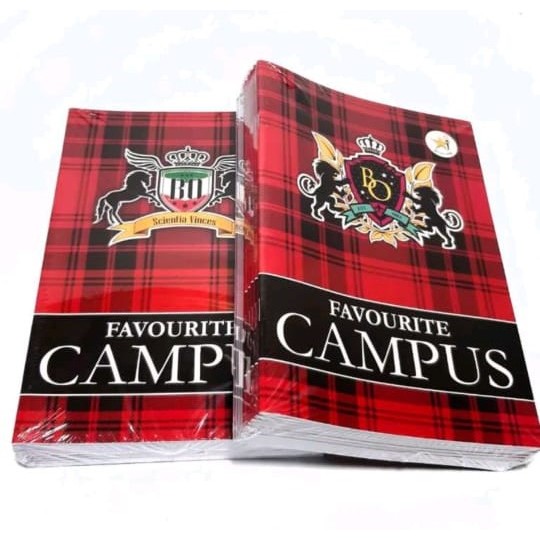 

1 Pack isi 10bukuTulis FAVOURITE CAMPUS BESAR isi 50 lembar High Class Berkualitas