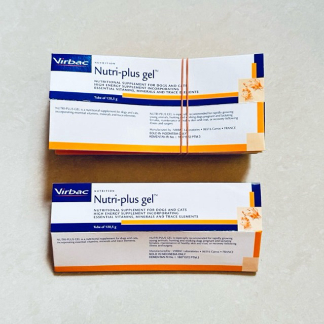 

Kardus Nutriplus gel Karton Nutriplus gel Exp Juli 2025