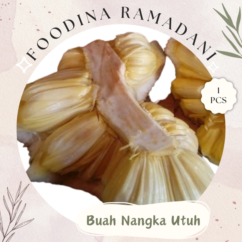 

BUAH NANGKA Utuh Potongan - Matang Fresh [ Size 1-1.9 Kg ] Harga Per PCS