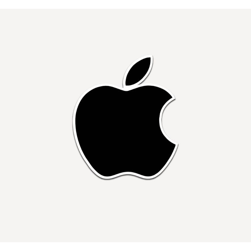 

stiker logo apple