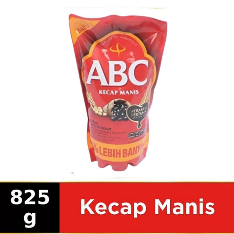 

Kecap Manis ABC 825 ml reffil BESAR - isi ulang pouch JUMBO