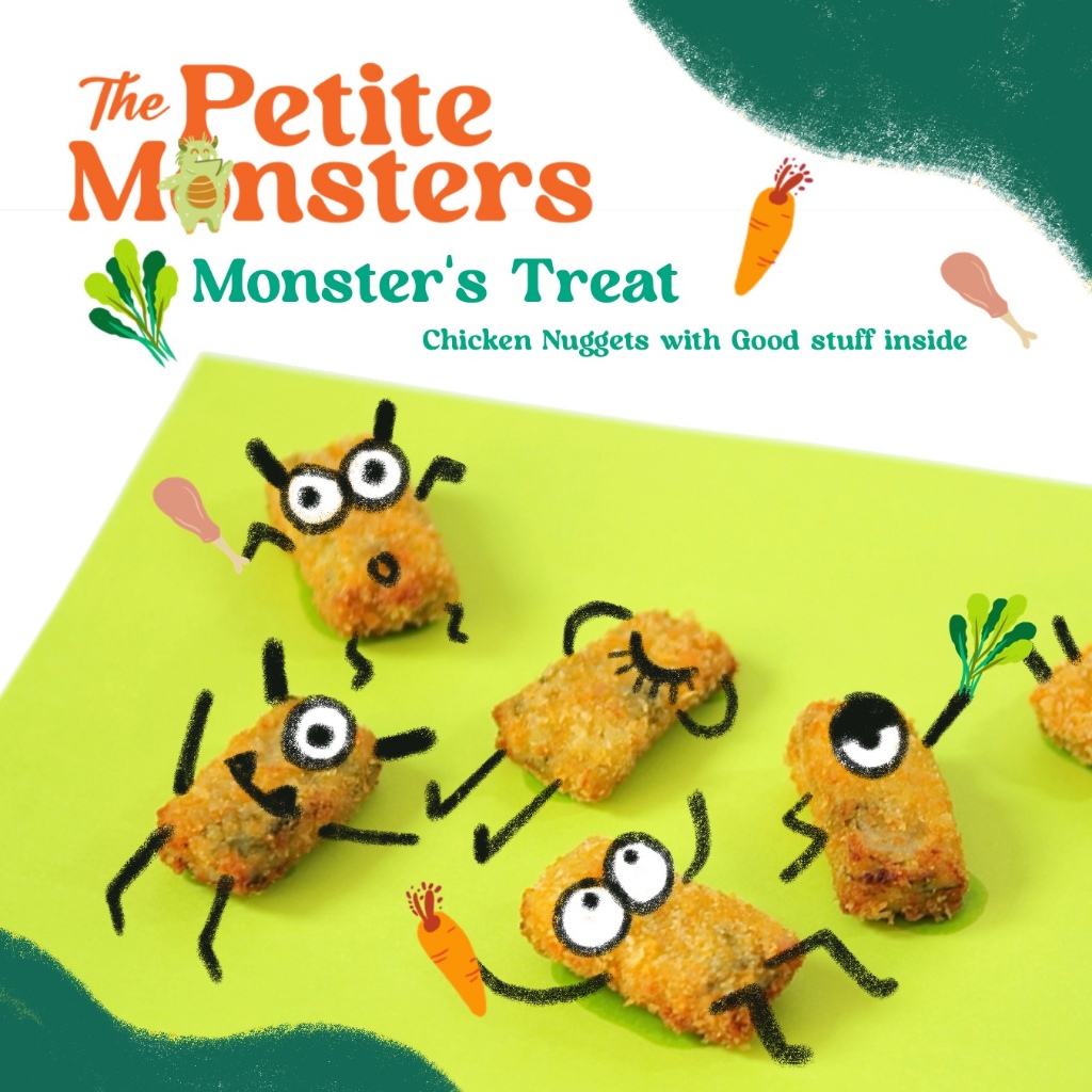 

Monster's Treat - Chicken Nuggets with Good Stuff Inside // Frozen Chicken Nugget // Frozen Nugget Sehat