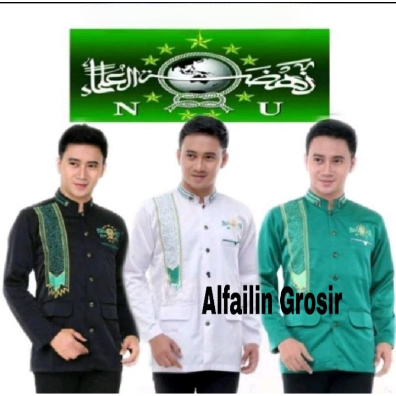 JASKO BORDIR NU/JASKO BORDIR MOTIF SORBAN ELEGAN/JASKOKO PRIA DEWASA