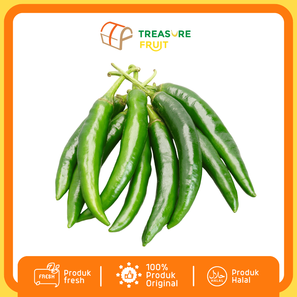 

CABAI HIJAU Kualitas Premium I Treasure Fruit - Sayuran Sehat dan Segar