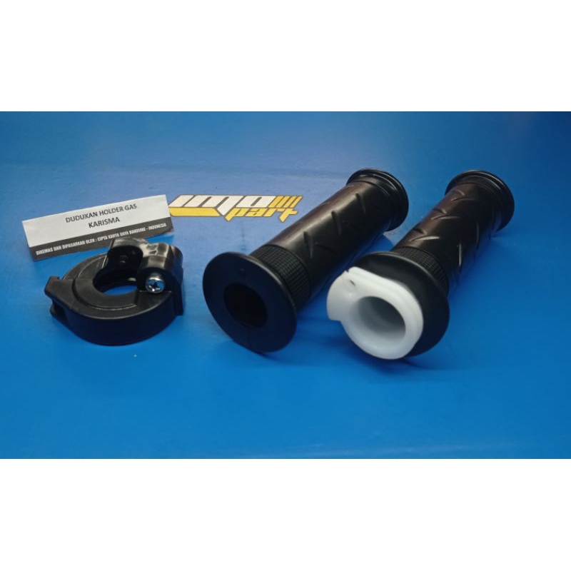 SET HOLDER GAS PLUS HANPAD SELONGSONG GAS  KARISMA SUPRA X 125 KIRANA