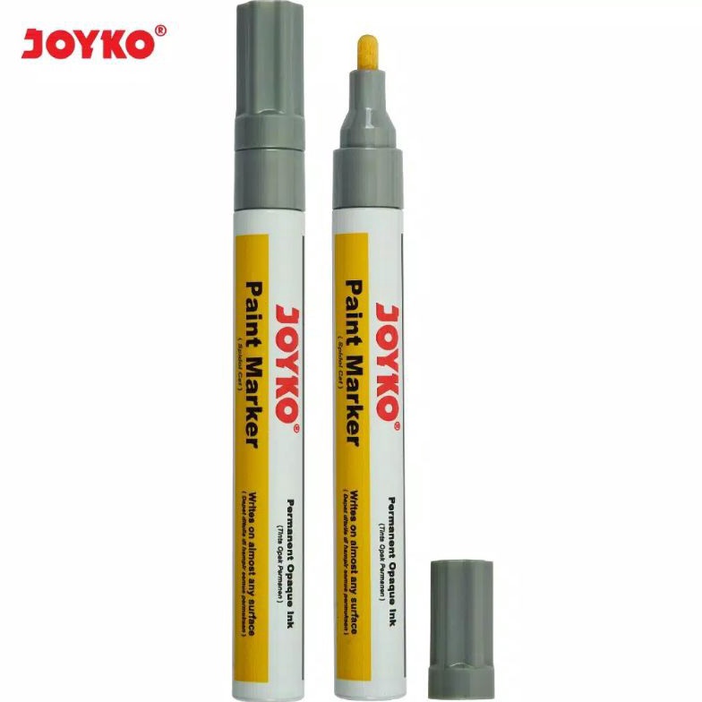 

PROMO Spidol Paint MarkerSpidol Permanen Marker Joyko PTM44 Silver Round Tip