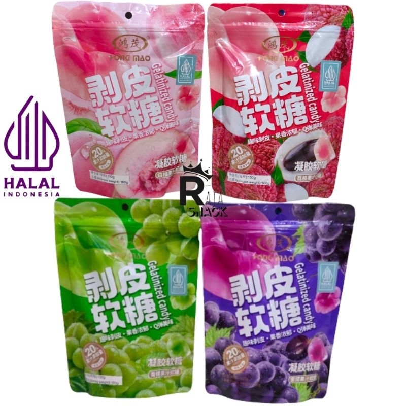

HONG MAO GELATINIZED SOFT CANDY POUCH 150GR