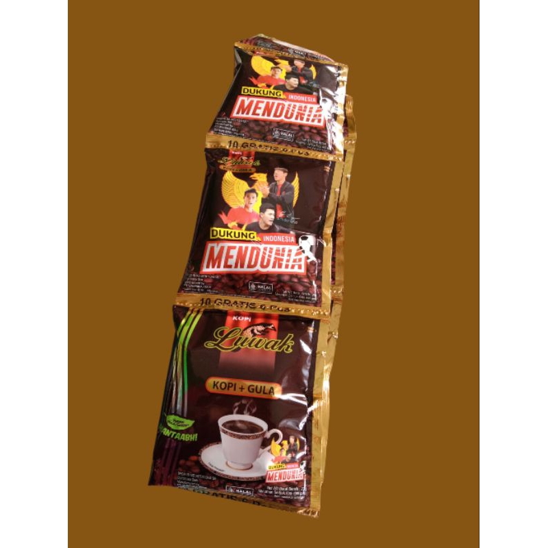 

luwak hitam kopi+gula 10 pcs gratis 5 pcs