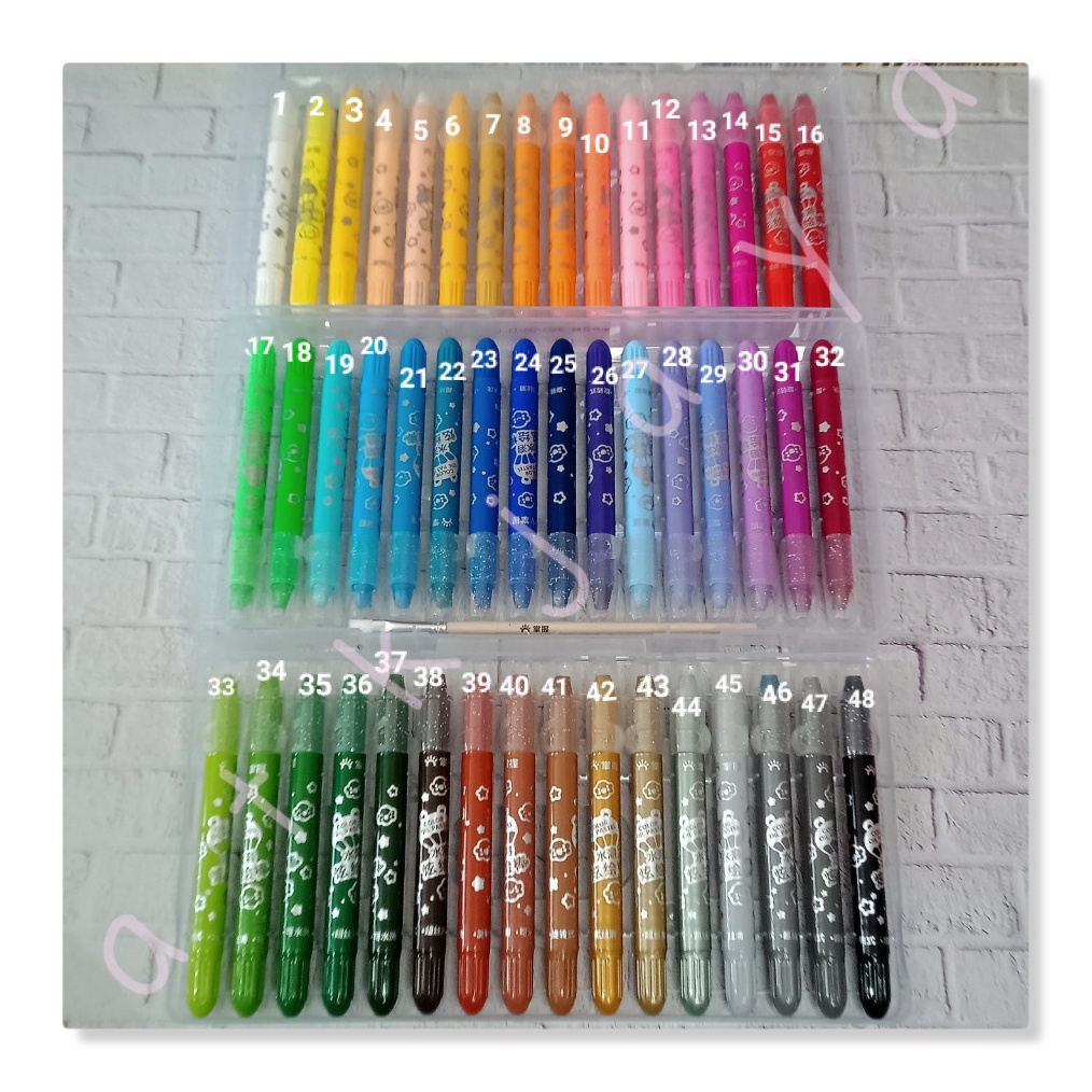 

FLAS SALE Refill Crayon GRASP MATA SEDANG satuan ECER silky crayon