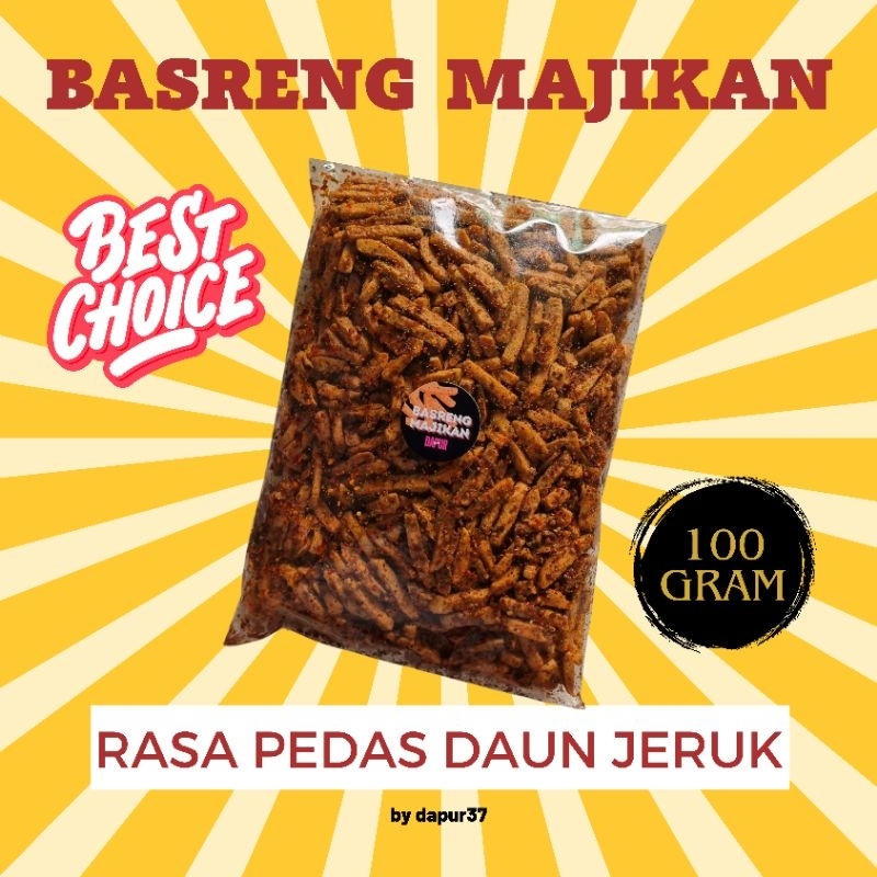 

Basreng Majikan Rasa Pedas Daun Jeruk 100 Gram By DAPUR37 Snack Cemilan