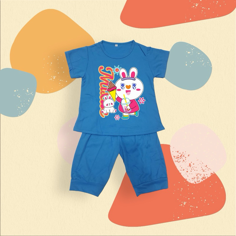 STELAN VIRAL MIXUE/BAJU SNAK CEWEK/BAJU ANAK PEREMPUAN/STELAN ANAK CEWEK/BAJU ANAK UMUR2-8TAHUN