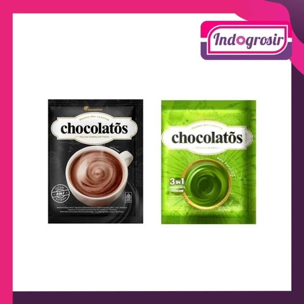 

CHOCOLATOS DRINK SACHET/CHOCOLATOS DRINK RENTENG COKLAT & MATCHA/MINUMAN BUBUK COKLAT & MATCHA/PROMO