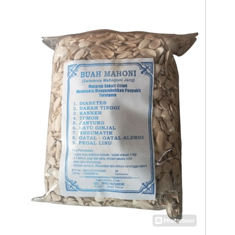 

Biji Mahoni Kupas Herbal 1kg