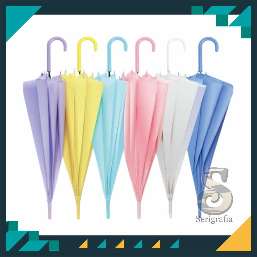 Payung Transparan Bening umbrella transparant Korea white umbrella