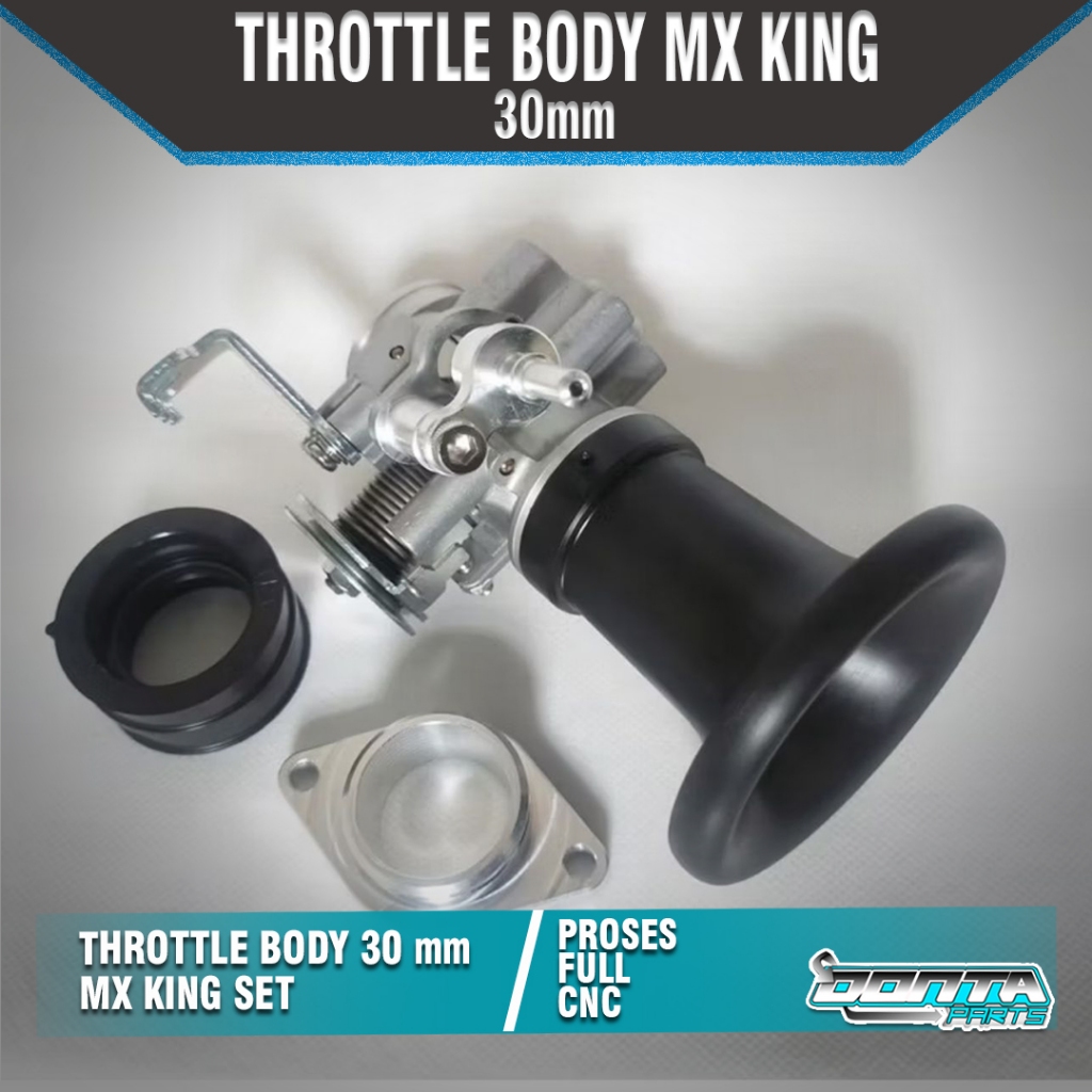 TB Throttle Body 30mm Mx King Set Velocity Holder injecktor