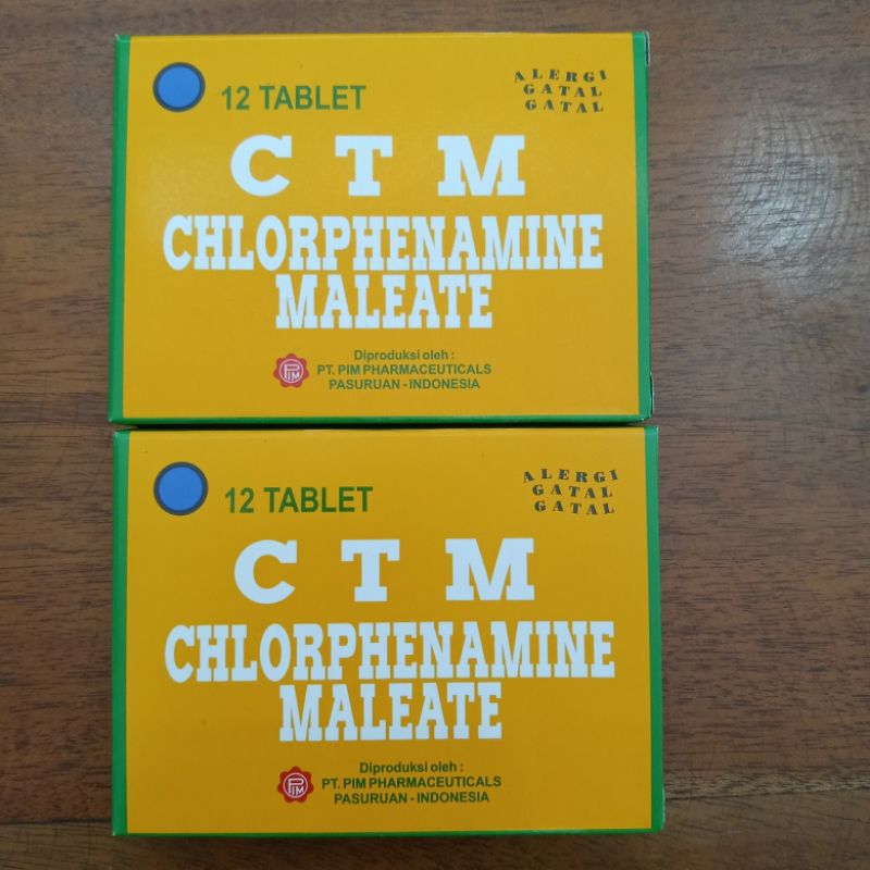 obat alergi gatal gatal / CTM