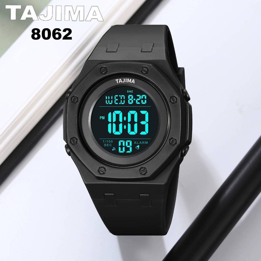 Jam Tangan Digital Tajima 8062 Fashion Water Resist 50M