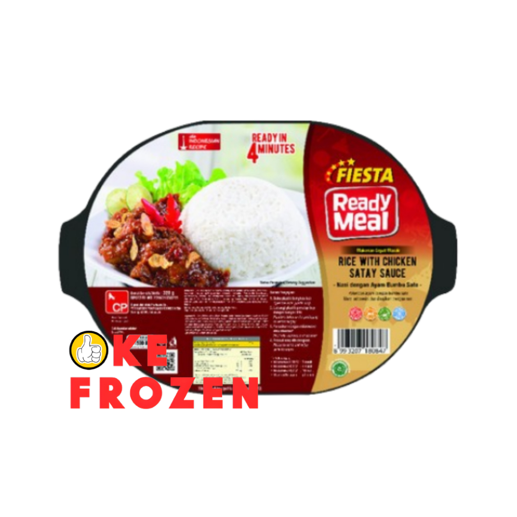 

FIESTA READY MEAL RICE WITH CHICKEN SATAY SAUCE 320GR NASI SATE AYAM