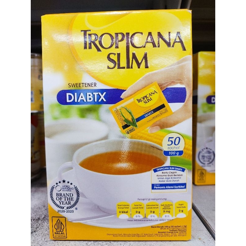 

Tropicana Slim Sweetener Pemanis Diabtx 100gr