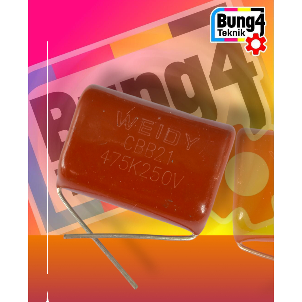 Kapasitor Mylar Mesin las 475K250V / 475K 250V