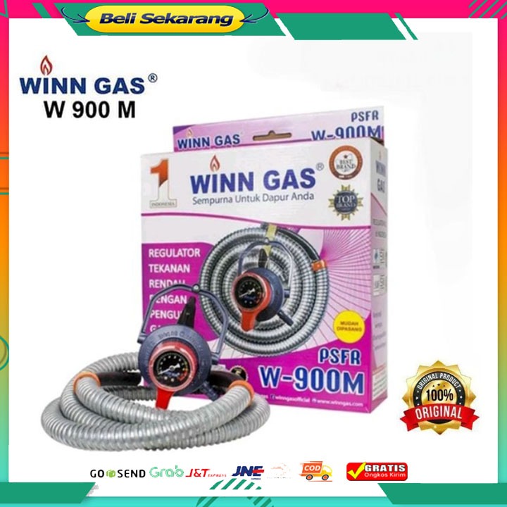 PROMO Selang + Regulator Winn Gas W 900 M / Selang + Regulator Winn Gas W900M / Selang Regulator W90