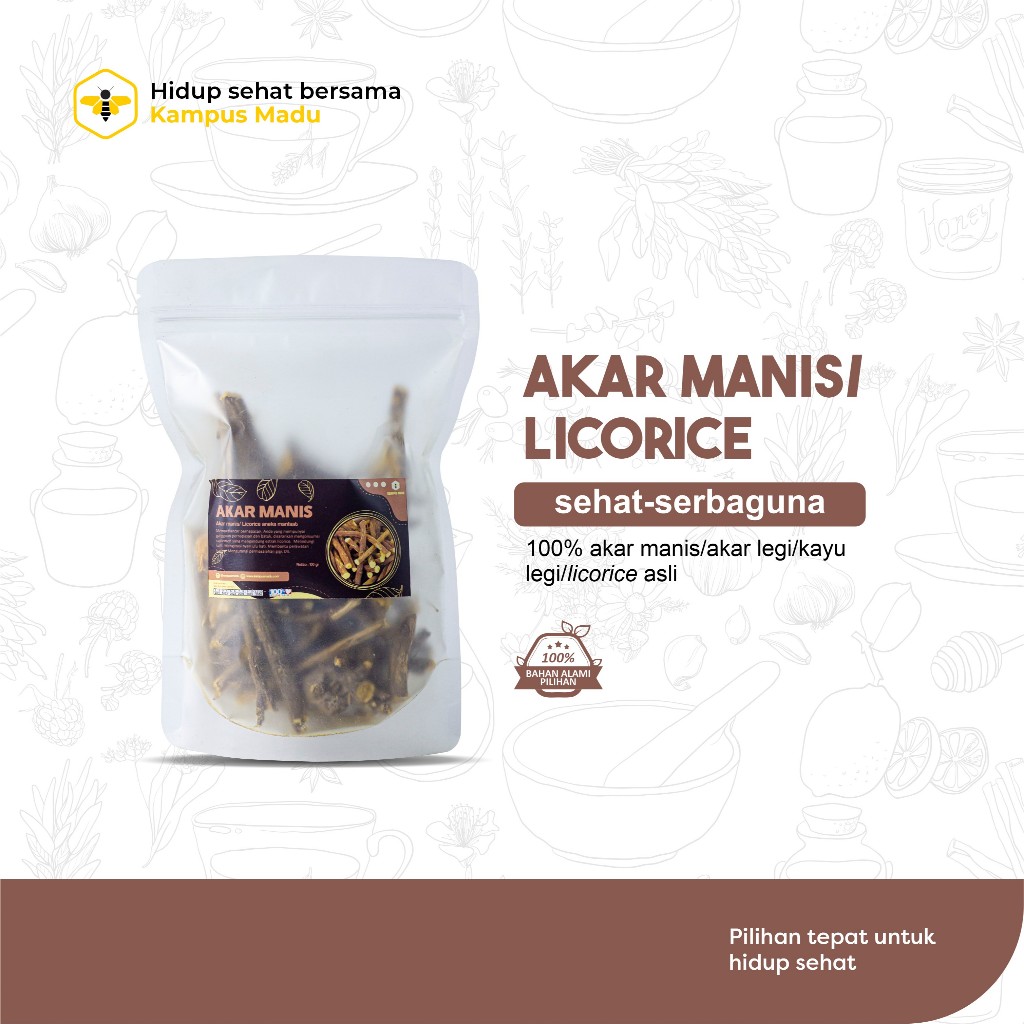 LICORICE- AKAR LEGI - AKAR MANIS - KAYU LEGI