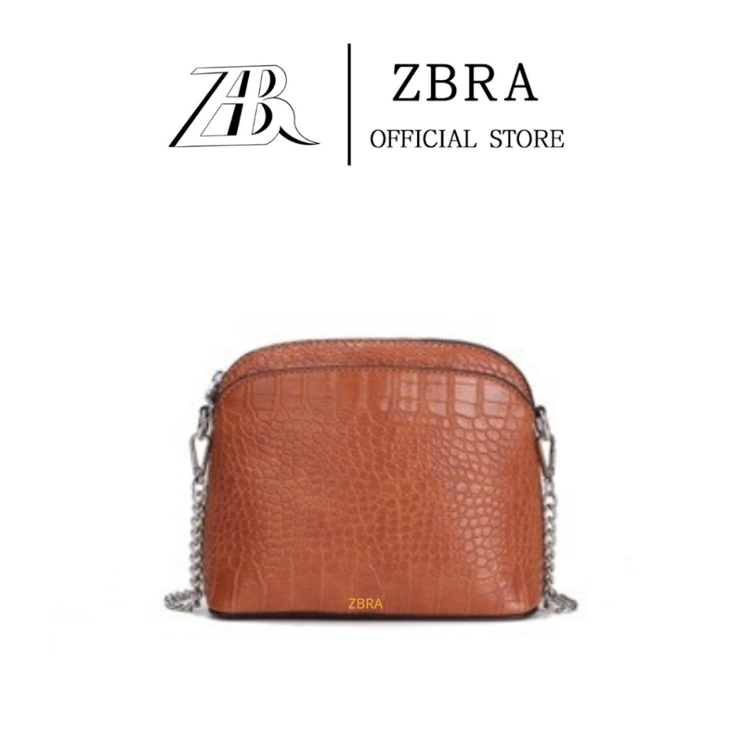 ZBRA Tas Selempang Wanita Sling Bag Wanita 2 Tali Croco Fashion Single Shoulder Messenger Bag #207