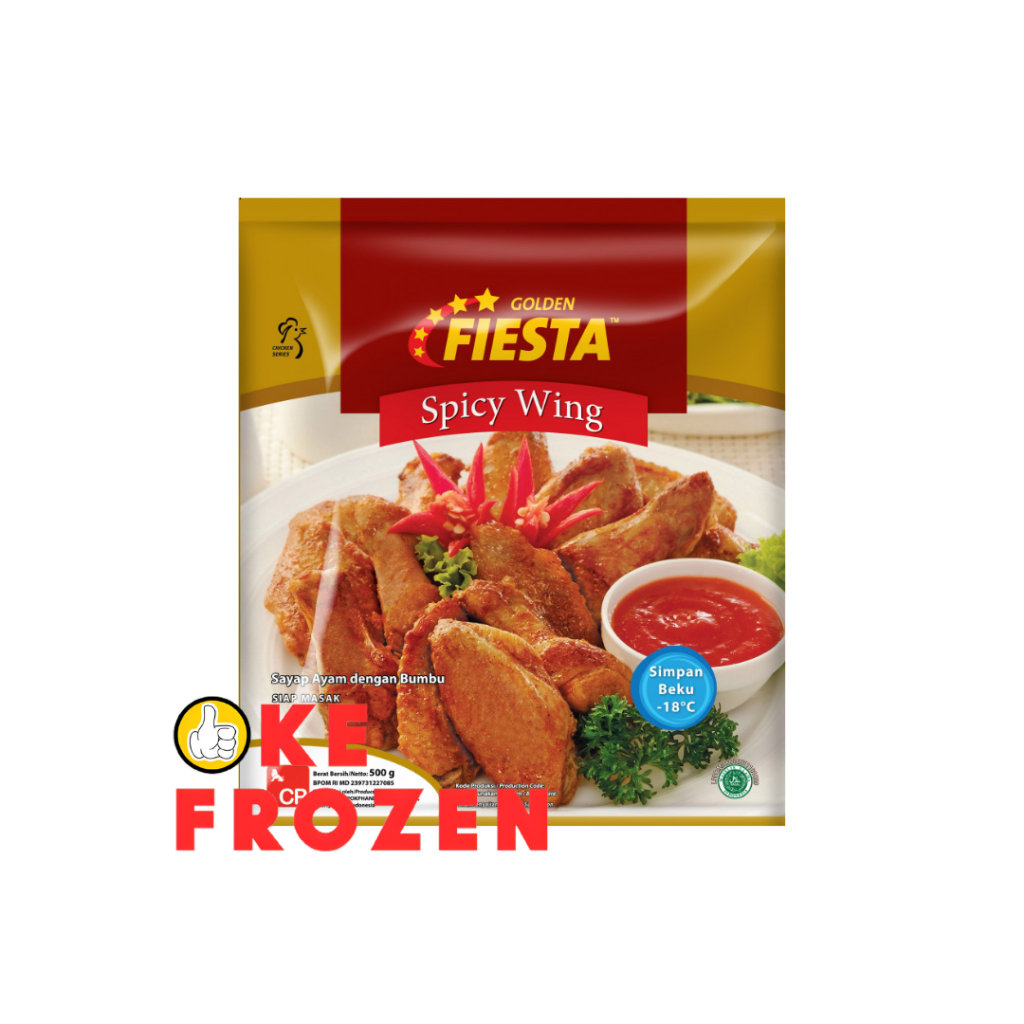 

GOLDEN FIESTA SPICY WING 500GR